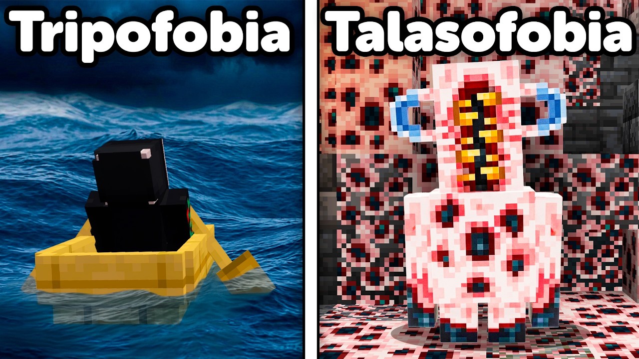 Sobrevivi a Todas las Fobias en Minecraft - YouTube