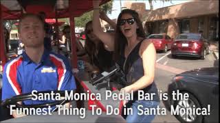 Santa Monica Pedal Bar - Best Bachelorette Party Bike and Pedal Pub Crawl