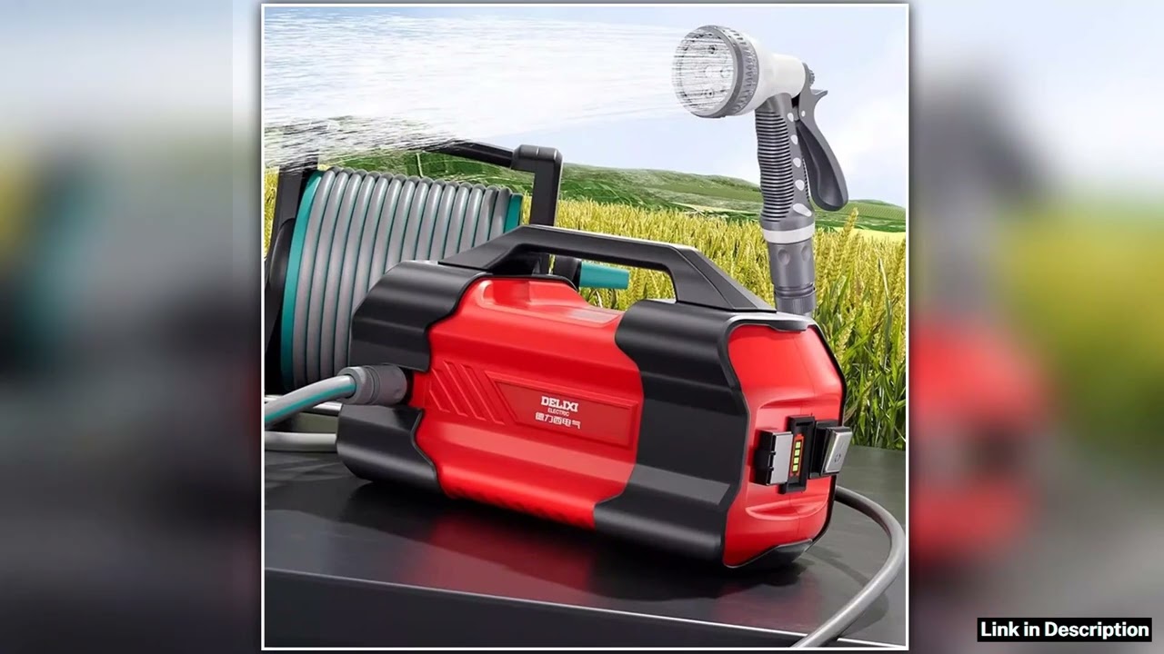 Portable Rechargeable Watering Machine Outdoor Lithium Battery Dualcore Water Pump Rural Watering