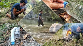 TEK MALZEME İLE DOĞADA HAYATTA KALMA ( PET ŞİŞE )