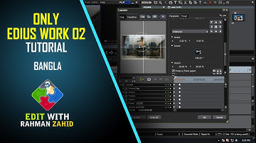 Only edius work-02 Tutorial | How to create special graphics in edius | Bangla Tutorial