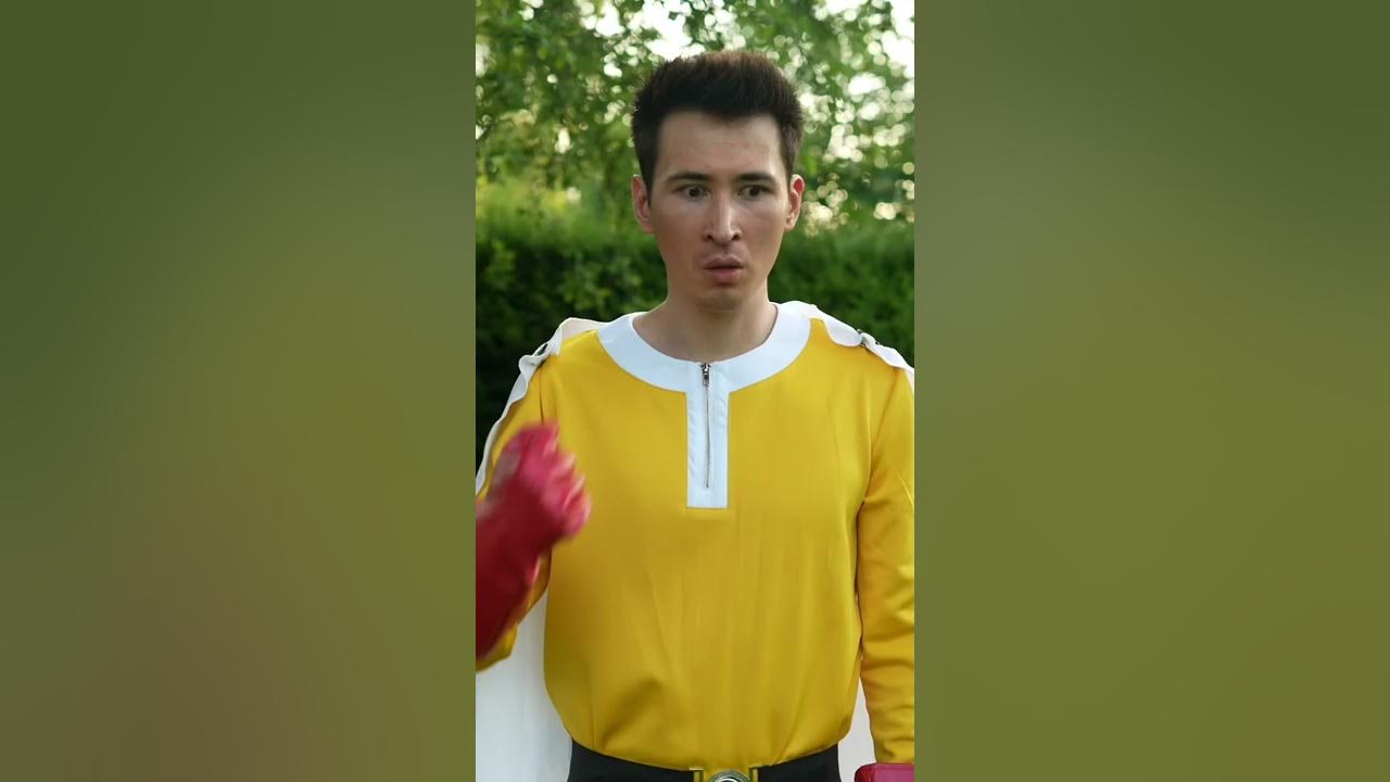Saitama punches himself #anime #onepunchman #saitama
