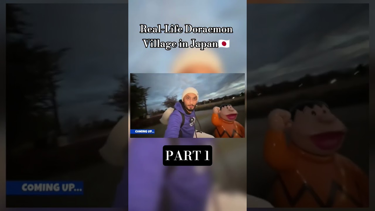 Real-Life Doraemon Village in Japan 🇯🇵 