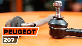 Remove Tie rod end PEUGEOT - video tutorial