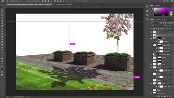 Creating Tree Shadows in Photoshop Perspectives