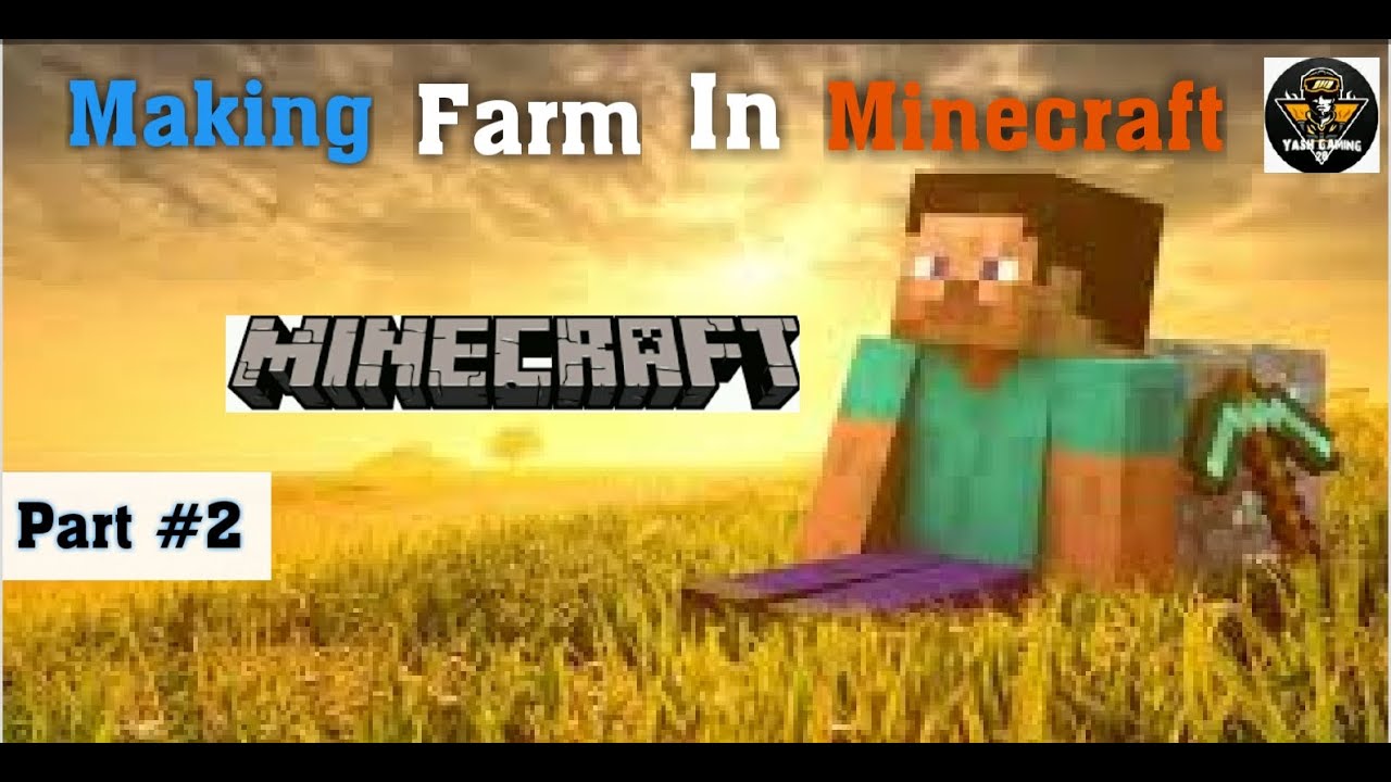 Making a farm in minecraft | Minecraft pe | Part-2 | Yash Gaming 28 ...