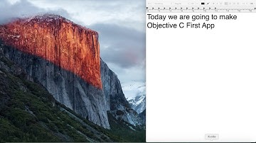 IOS OBjective C First GUI Simple App