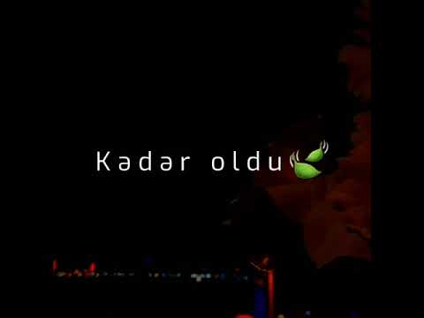 Neyçün gəldi, gedər oldu ... Sevinc oldu kədər oldu.. ( stausluq video)