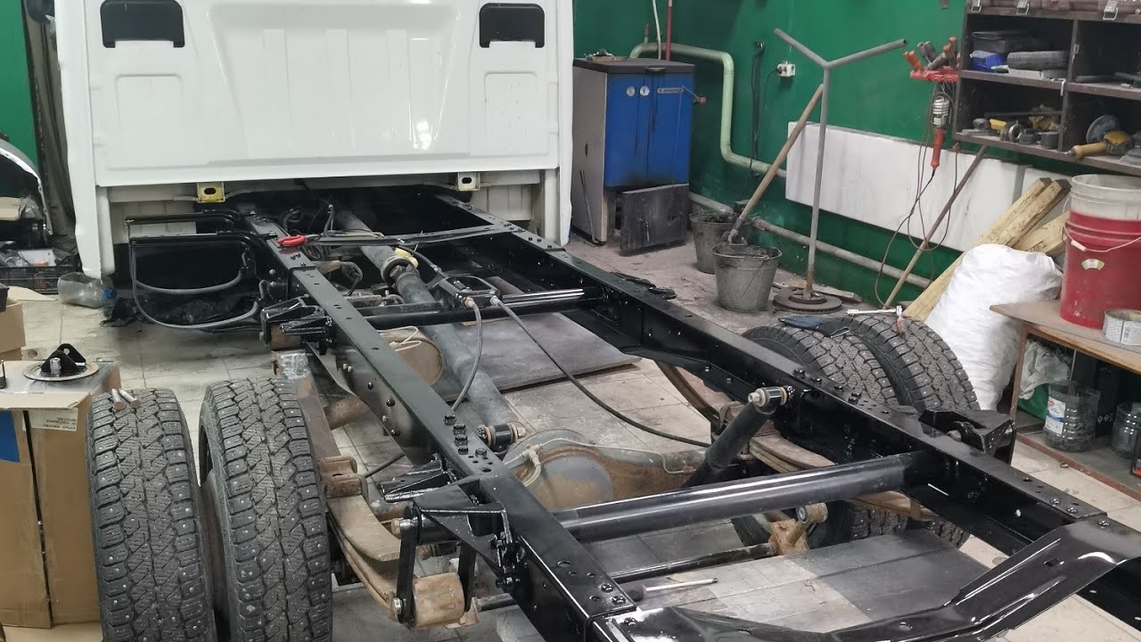 ремонт рамы газель Некст - YouTube