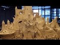 ► Réalisation &quot;In Situ&quot; par le sculpteur de sable Dale Murdock (Beaubourg)