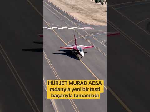 HÜRJET MURAD AESA radarıyla yeni bir testi başarıyla tamamladı