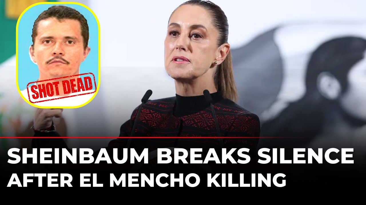 Claudia Sheinbaum LIVE: Mexico President Speaks After Army Raid Kills El Mencho | Drug Cartel News