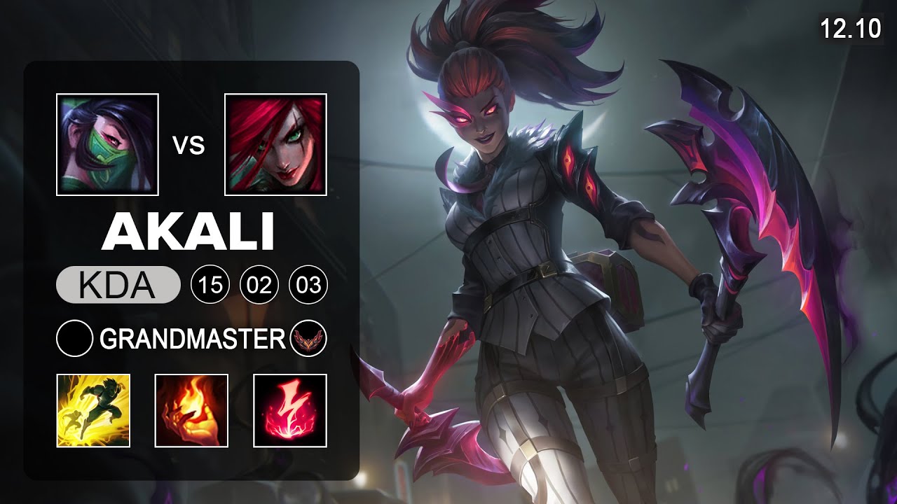 Akali vs Katarina Mid - LAN Grandmaster - Patch 12.10 Season 12
