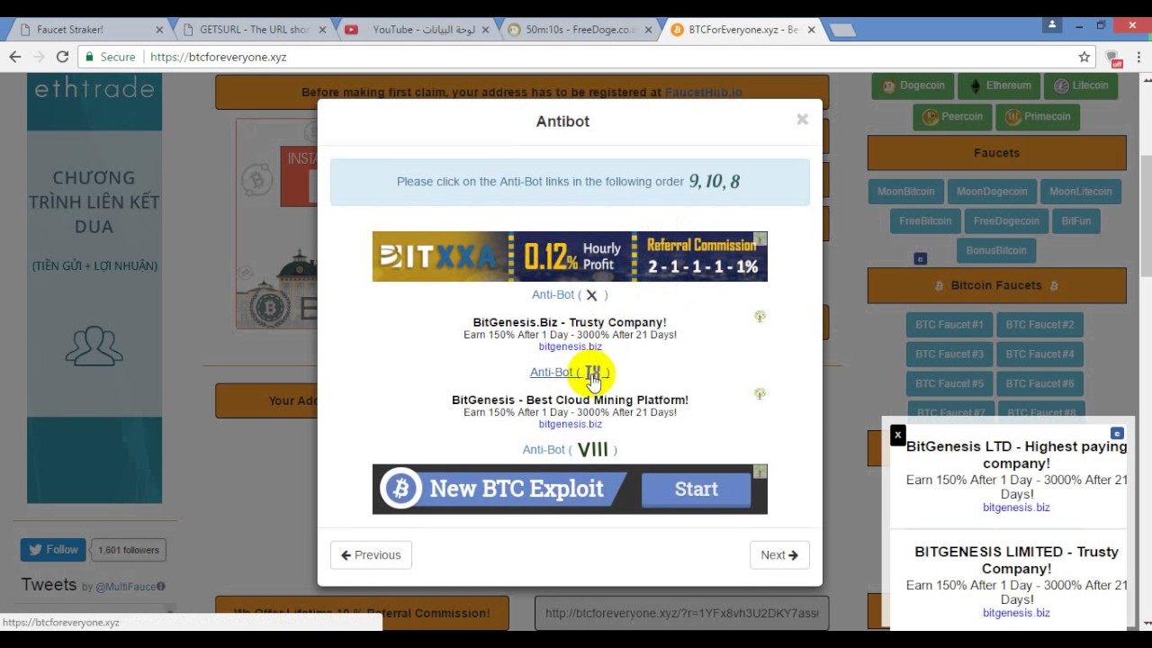 Bitcoin faucet 2017