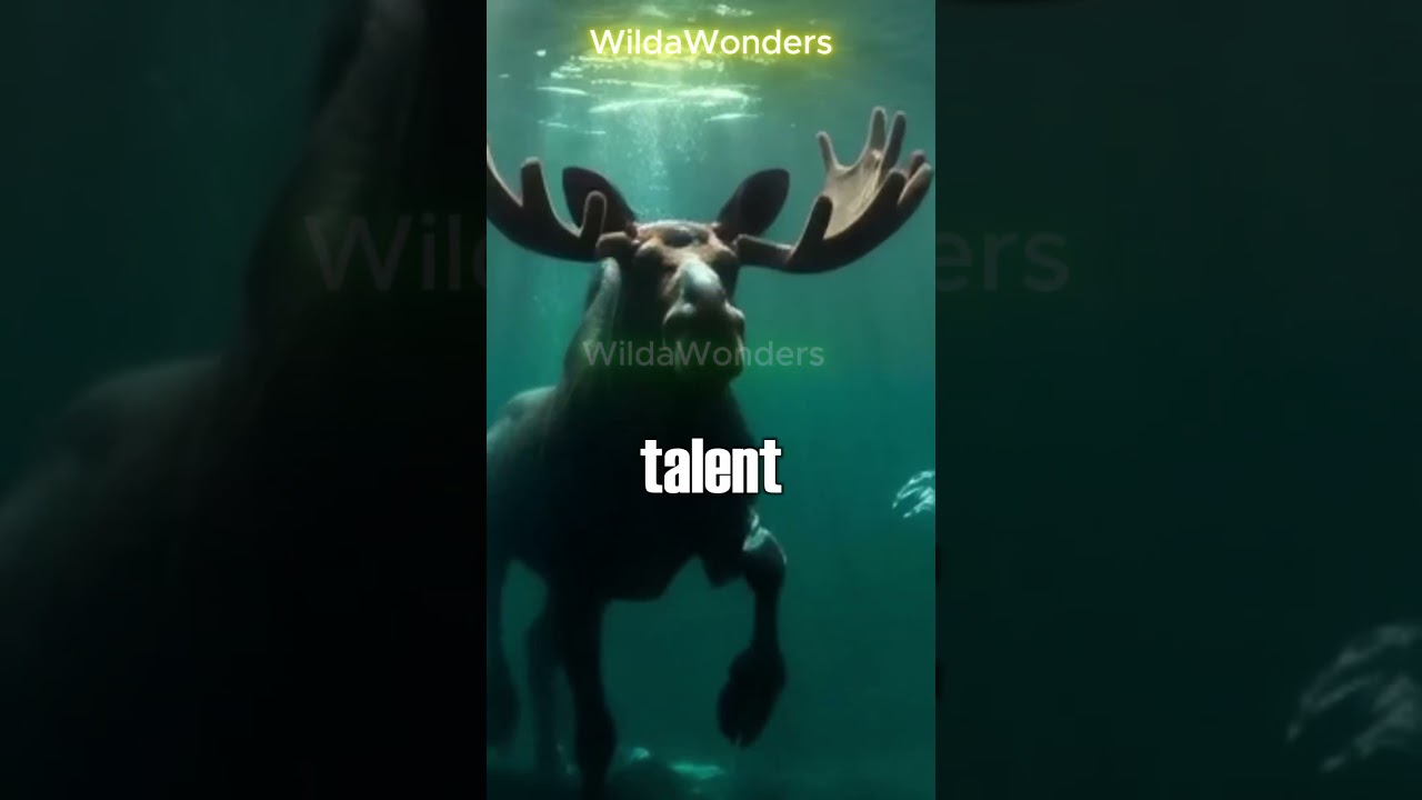 Why This Moose Can Dive 20 Feet Deep! 🦌🌊 (Mind-Blowing Facts) 