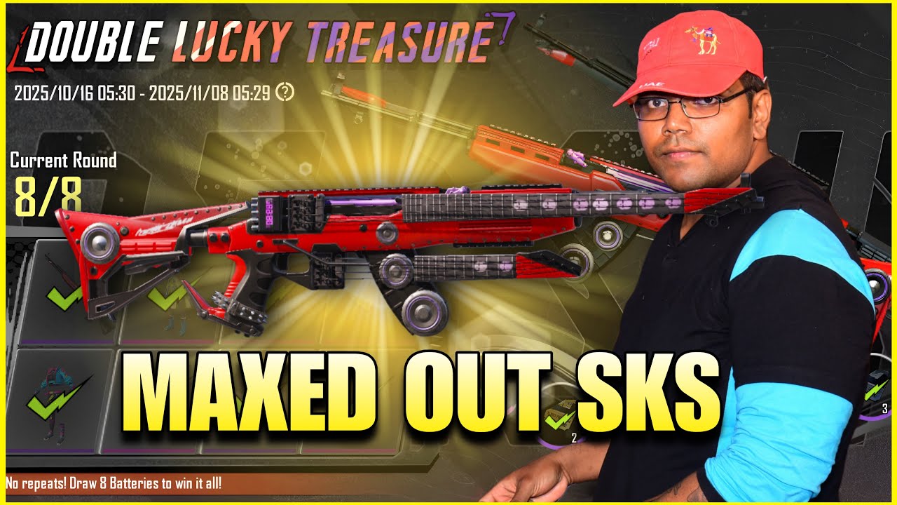 😱OMG New Double Lucky Treasure Crate Opening | Maxed SKS Melodic Climax | BGM I PUBG MOBILE