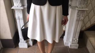 20代向け華やかなバイカラースーツの動画！結婚式ワンピースならPourVous