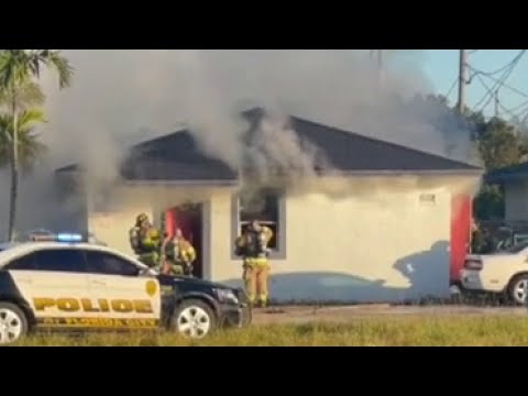 Woman sent to hospital, 3 dogs dead in Florida City house fire