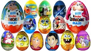 40 Kinder Surprise Mickey Mouse Donald Duck Disney Cars Big Egg Maxi