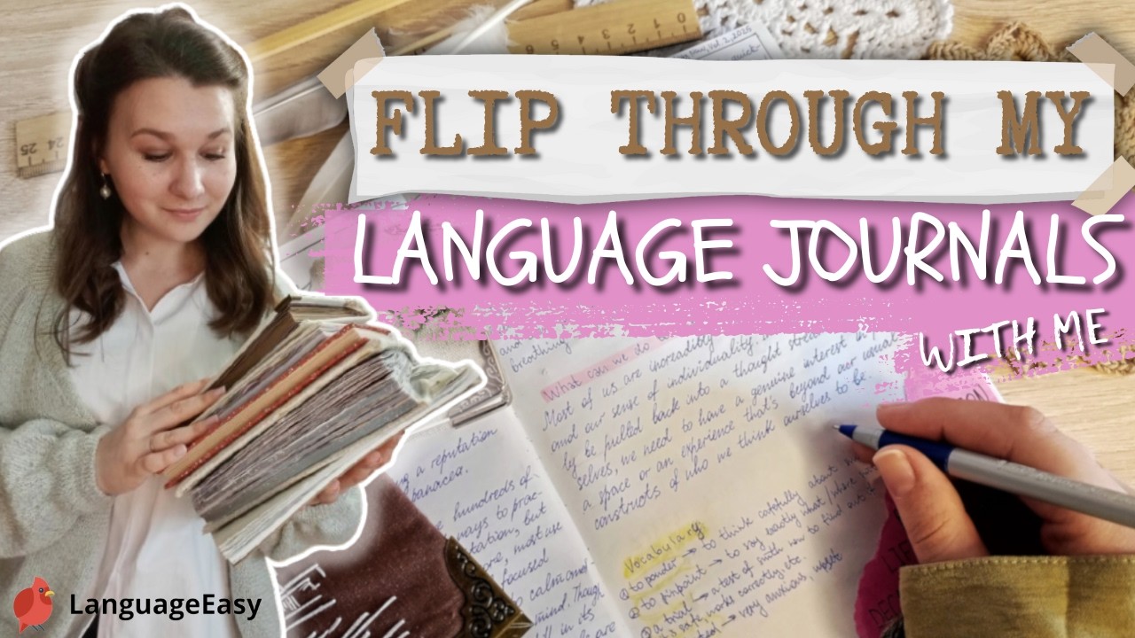 What's Inside My Language Journals? 🖋️ Cozy Flip-Through