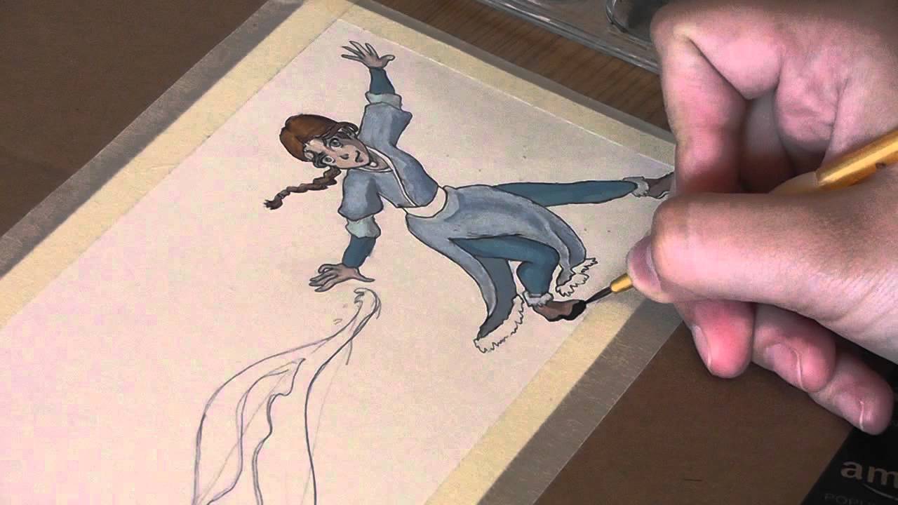 how to draw waterbending