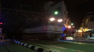 3070レ EF65 2127号機【広島更新色】草薙~清水 汽笛あり