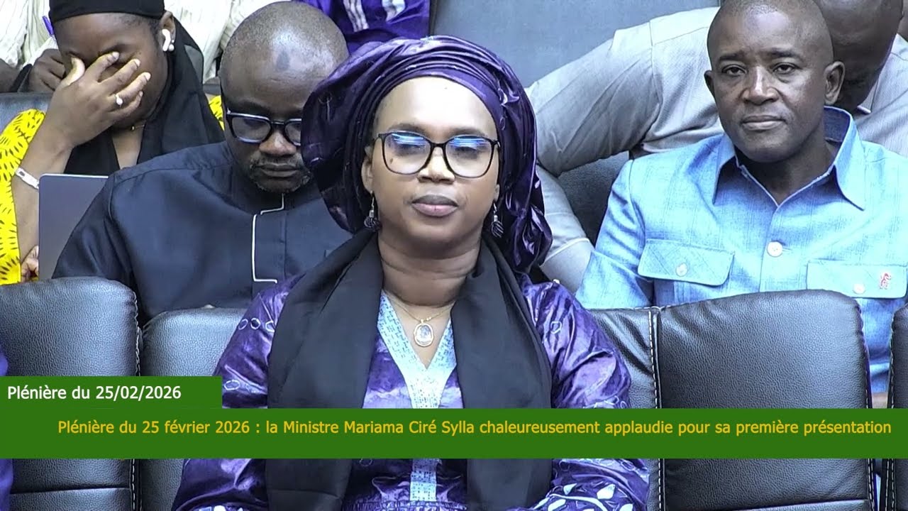Plénière/ la Ministre Mariama Ciré Sylla chaleureusement applaudie pour sa première participation