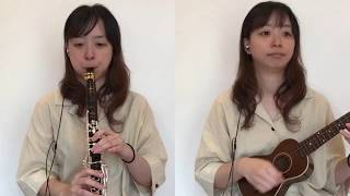 Video thumbnail of "【おうち時間】ウクレレも弾いてみた〜Si tu vois ma mare〜"