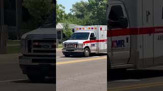 E2 and amr on a medical call #ambulancelife #firetruck
