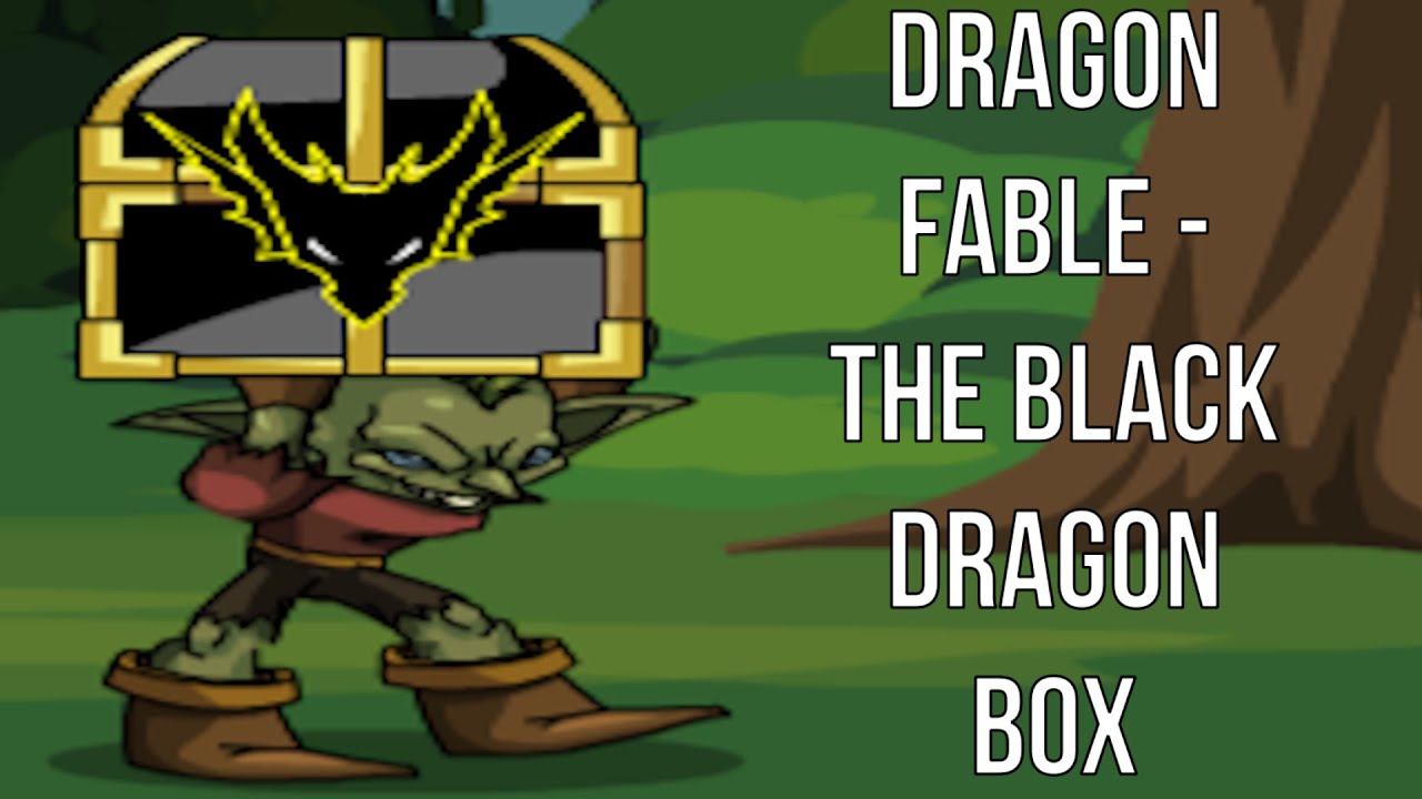 DragonFable - Dragon Egg Saga - The Black Dragon Box Quest