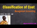 Classification of Cost - Costing management  & accounting cfa