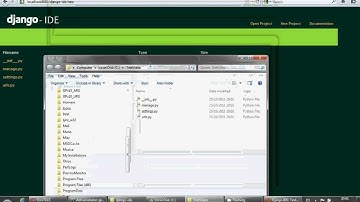 Django-IDE: An early video demo