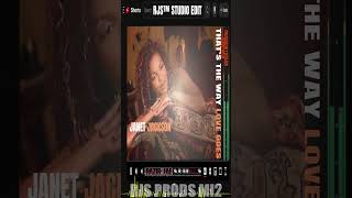 🎹 Janet Jackson knows: "That's the Way Love Goes" (RJS™ STUDIO EDIT) 90s R&B Music #shorts