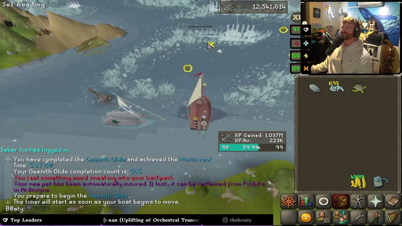 B0aty got the sailing pet just before 99