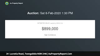 34  Lucretia Road, Toongabbie NSW 2146 | AuPropertyReport.Com