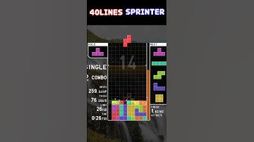 [TETR.IO] SS rank. Just a game of Tetris. 40Lines Sprinter. #464