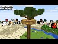 SURVIVAL TREE HOUSE PART 7 WITH 100 NEXTBOTS in Minecraft - Gameplay - Coffin Meme