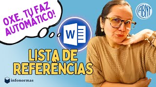 Como formatar e organizar a lista de Referências pela ABNT