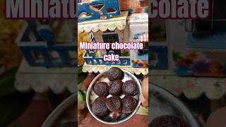 miniature chocolate cake #cake recipe #mini cooking #mini kitchen foodies #