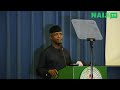 Acting President Yemi Osinbajo delivers a speech on the Biafra war | Legit TV