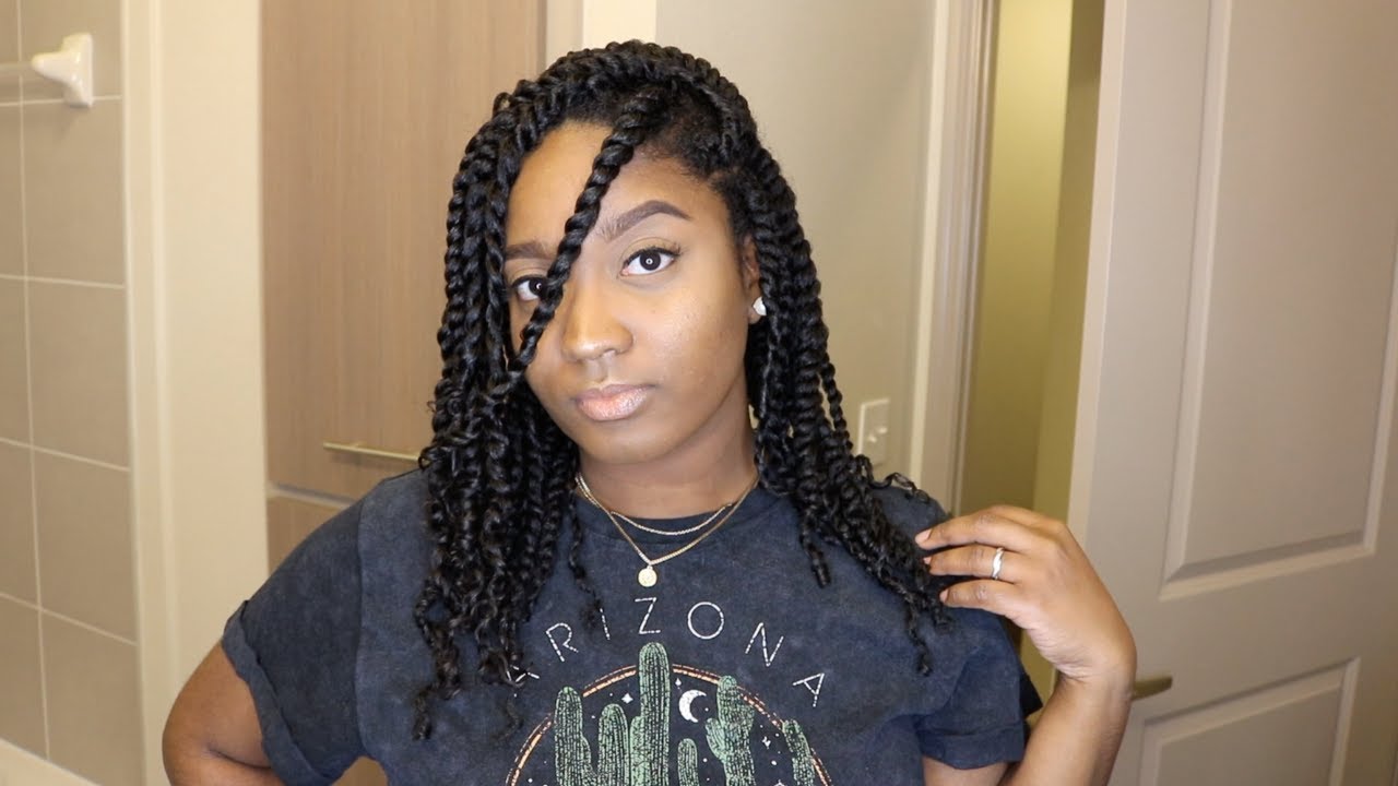 Mini Twists On Natural Hair | Easy Protective Style