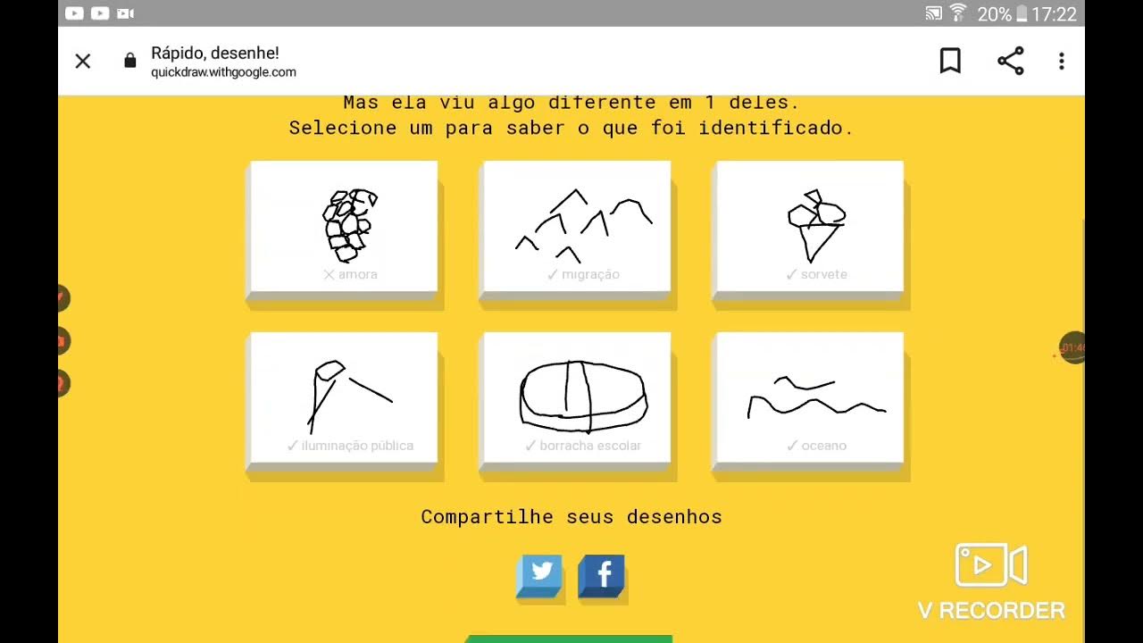 Rápido desenhe! Quick, draw! Jogo de desenhar do google