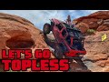 OFF ROADING TOPLESS FOR THE FIRST TIME IN OUR HEMI JEEP RUBICON!!