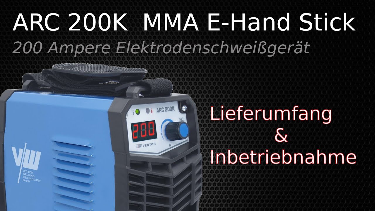 VECTOR MIG Schweißgerät 200A - Kombigerät Mit Digital Display IGBT