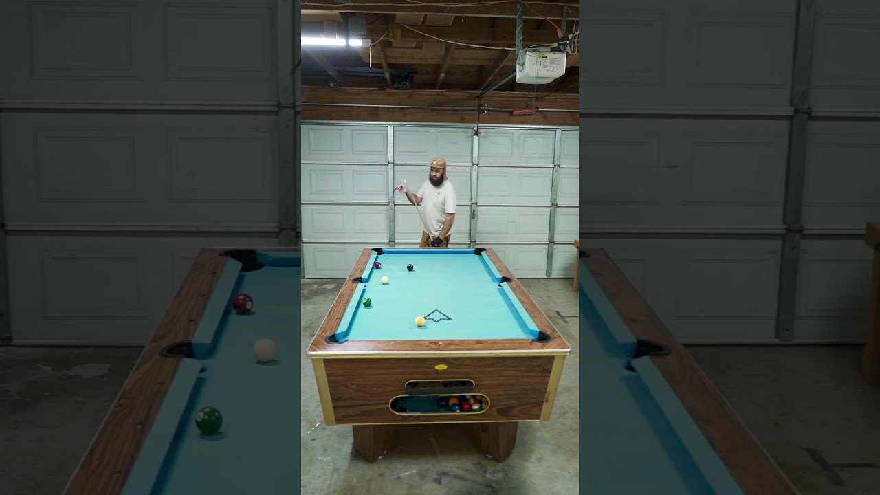 Image of video the Break & Run no. 40 on the road to 100. #bankshots #9ball #breakandrun #billiardsgame 8