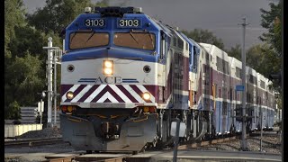 Altamont Corridor Express (ACE) Trains - Nice K5LA's!