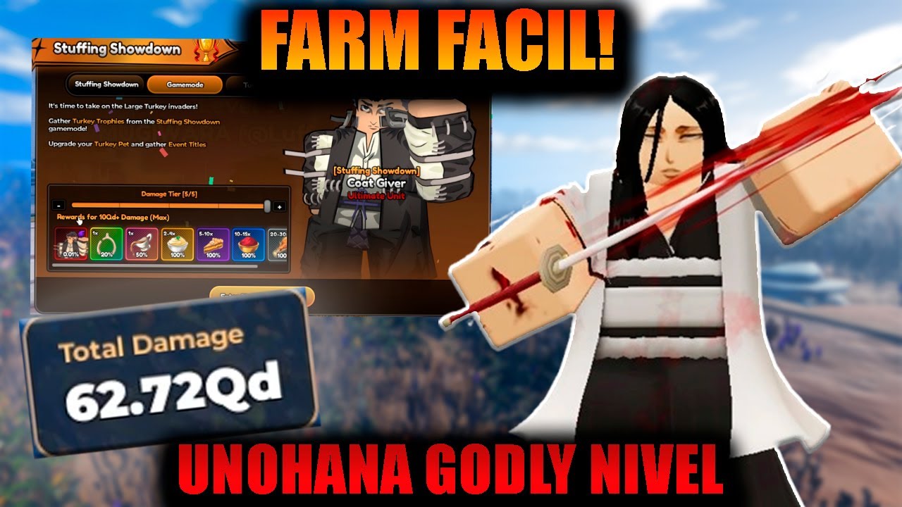 THANKSGIVING EVENTO 40Q+ ( Sem SHIMON ) FACIL COM A UNOHANA NO ANIME LAST STAND! (SOLO GAMEPLAY)