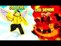 I got GOD LEVEL POWER to Fight the 666 MAX DEMON (Roblox)