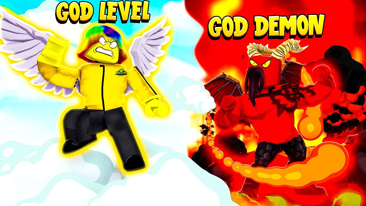 I Got God Level Power To Fight The 666 Max Demon Roblox - level 666 roblox