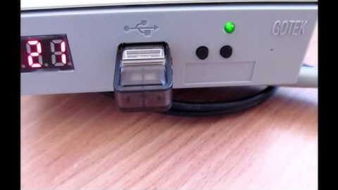 Amiga 600 with External Gotek Floppy Emulator